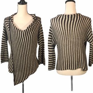Wooden Ships Anthropologie Striped Sweater Sz S/M